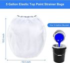 50 Pieces Paint Strainer Bags Include 50 Pieces 5 Gallon White Fine Mesh Filters