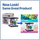 1 5 Gallon Aquarium Starter Kit Led Light Filter Small Fish Tank Betta Desktop