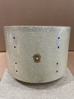 Ludwig 60s Vintage 8x12 Tom Drum Shell With Badge Original Silver Sparkle