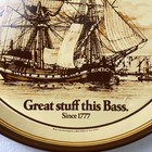 Vtg Rare Bass Beer Tray A Baltic Trader Advertising 12  Serving Tray