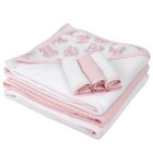 Hooded Baby Bath Towel And Washcloth 6 Piece Set For Newborns  Infants   Todd   