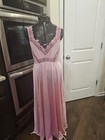 Vintage Gilead Pink And White Lace Nightgown  lot Of 2  Small 