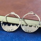 925 Silver Plated Fashion Turquoise Dangle Ear Hook Boho Drop Jewelry Earrings