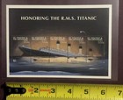 Titanic Stamps  Honoring The R m s  Titanic With Mount