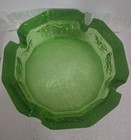 Vintage Emerald Green Ash Tray Retro Mid Century 3 75 