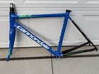 51cm Cannondale Six Frameset Blue  Rare Aluminum Rear Carbon Triangle 