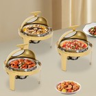 3x Chafing Dish Buffet Set Stainless Steel Buffet Warmer Chafers   Warmers Sets