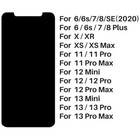 For Iphone 13 12 11 Xs Xr X 8 7 6 Se Tempered Glass Privacy Screen Protector Lot