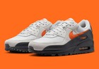 Nike Air Max 90 Shoes Vast Gray Safety Orange If0670-003 Men s Sizes New
