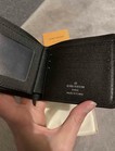 Black Embosses Men s L v  Wallet  no Box 