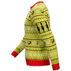 Officially Licensed Unisex Feeling Grinchy Santa Hat Ugly Christmas Sweater