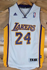 Los Angeles Lakers Kobe Bryant Basketball Jersey  24 Youth Medium Stain Read