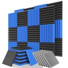 12 96 Pack 12 x12 x1  Acoustic Foam Panel Wedge Studio Soundproofing Wall Tiles