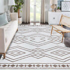Large Modern Geometric Area Rug 9x12 8x10 Distressed Rug Floor Carpet Washable 