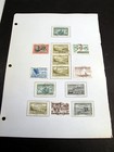 Collection 120 Vintage Canada Canadian Postage Stamps Hinged On Pages
