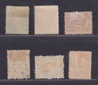 New Brunswick Canada Scott 6-11 Vf Mh 1860-1863 Issue 6 Stamps Scv  305