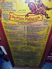 1950s Da Meo Patacca Italian Restaurant Menu Poster Rome Italy 19   x 41  1 2   