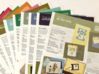 21 Stampin  Up  Stamp Inspiration Sheets - Super Ideas - See My Other Su Lots  
