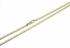 14k Solid Yellow Gold 2mm Cuban Link Chain Necklace Size 16 -30 