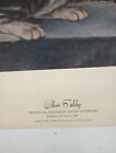Vtg Silver Tabby Cat Print 1965 From Original Art By Girard Goodenow  19 X 14 5