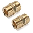 2 Pieces M22 Pressure Washer Hose Coupler m22 Metric Male Thread Fitting 15mm 