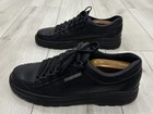 Mephisto Cruiser Black Leather Walking Shoes Men s Size Us 10   Eur 9 5 Comfort