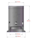 2  Tri-clamp Sanitary Pressure Relief Safety Valve Vacuum 2bar 30psi Ss304