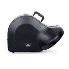 Crossrock Abs Hard-shell Case For French Horn With Single Shoulder Strap-black