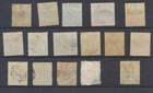 Jamaica Stamps 1860-1883 Sg6a 8 10 11a 12 16a 18a 19 20a 21 22b 23a