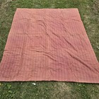 Antique Star Quilt Sawtooth Early Americana Patchwork Quilt 88  X 74 