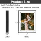 8x10 Picture Frames  Stunning Color Acrylic Floating Photo Frame   Use As 8x1   
