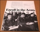 1968 Enroll In The Army Print Ad Vintage Advertisement U s  Army Armed Forces