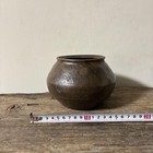 Joseon Ongi Flower Vase 10cm Antique Korean Pottery  Mid-19th Century