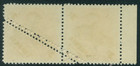 Liberia 1953  3c Bird  Pair With Crazy Freak Perforations  Nh   342