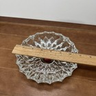 Amstel Bier Beer 7  Vintage Clear Heavy Glass Ashtray