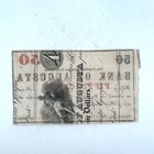 1863 50c Bank Of Augusta Ga Csa Bu Remainer Civil War Obsolete Bank Note