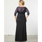 Kiyonna Violet Noir Soir  e Lace Evening Gown Woman s Plus Size 2x  18-20 