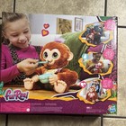 Furreal Piper  My Baby Monkey 40  Sounds   Reactions Includes 9 Accessories New