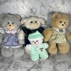Vintage Fisher Price Briarberry Bear Lot W  Clothes And Furniture 4 Bears
