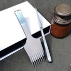 French Style Leather Craft Pricking Irons Stitching Lacing Punch Chisel Tool Bg1