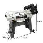 1 Pc Horizontal Vertical Metal Cutting Bandsaw Band Saw 110v