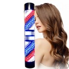 Led Rotating Wall Light Barber Pole Waterproof Salon Barber Pole Shop Sign Light