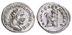 Philip I  Romae Aeternae Goddess Roma Std  Xf  Double Denarius Roman Empire Coin