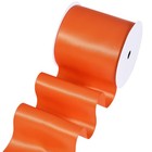 Orange Double Faced Satin Ribbon 3 Inch X 10 Yds Craft Bow Bouquet Decor