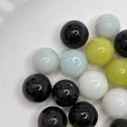 Vintage Bright Color Glass Marbles Lot Of 25 Peewee Size G