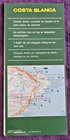 Costa Blanca Spain Tourist Map   Brochure   1989 Multilingual Photos Landmarks