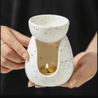 Cement Wax Melter Mold  Essential Oil Burner Concrete Silicone Mold custom Mold
