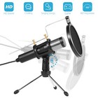 Condenser Usb Microphone W  Tripod Stand For Game Chat Studio Recording Computer
