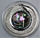 2014  Abalone Shell Australia 1 Oz  999 Silver Proof Coin