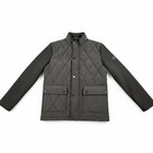 V i p  Collection Mens Black Quilted Bomber Jacket Size S Nwt